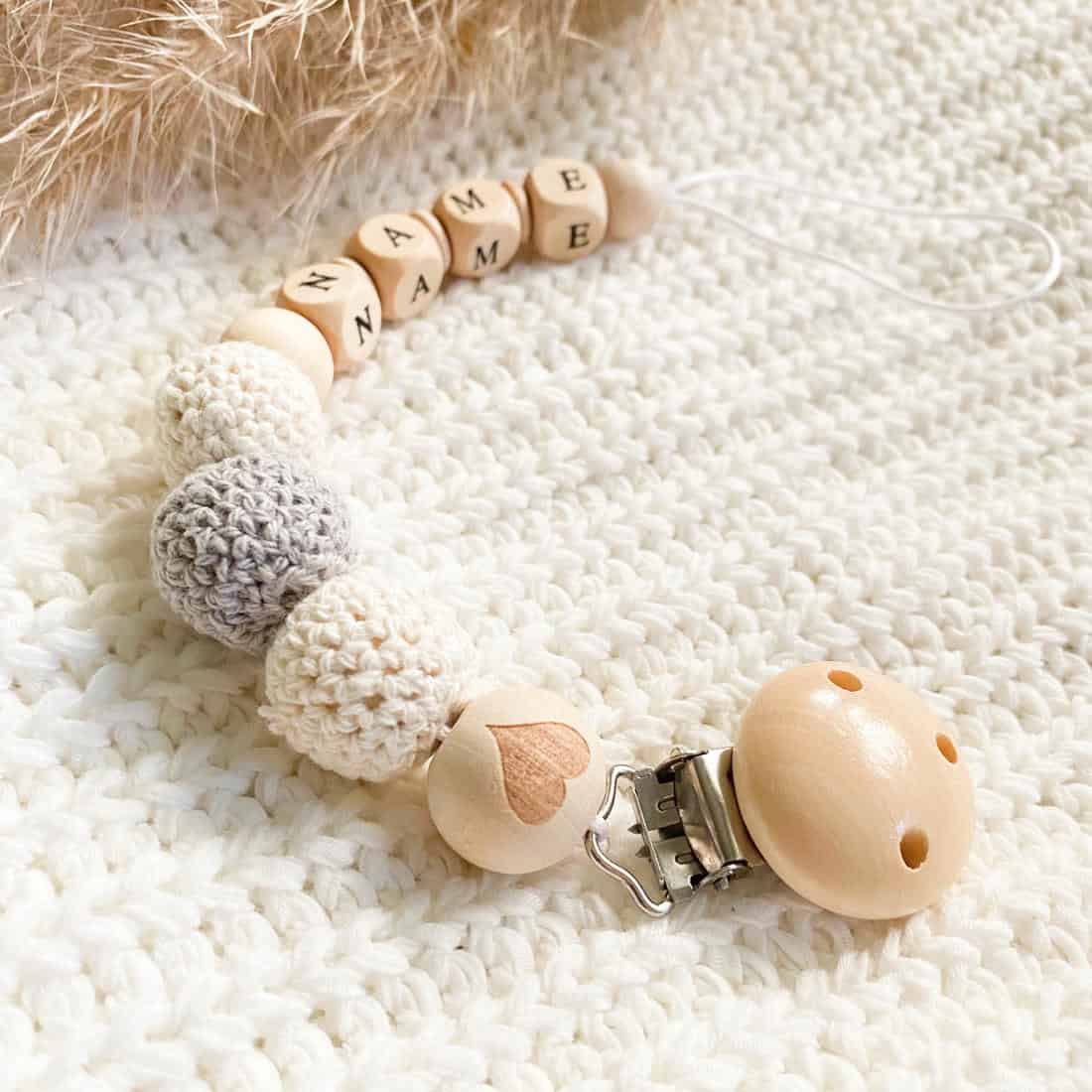 Schnullerkette "Mäuschen"