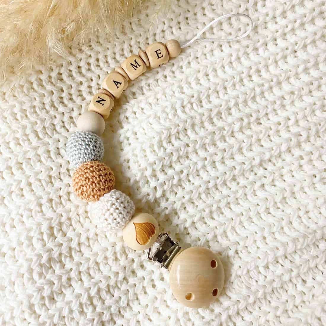 Schnullerkette "Kleiner Kobold"