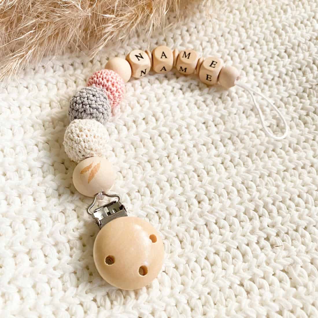 Schnullerkette "Kleine Blüte"