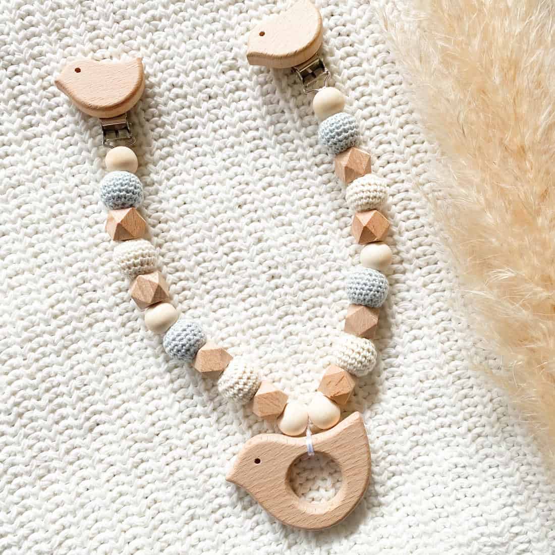 Kinderwagenkette "Engelsblau"