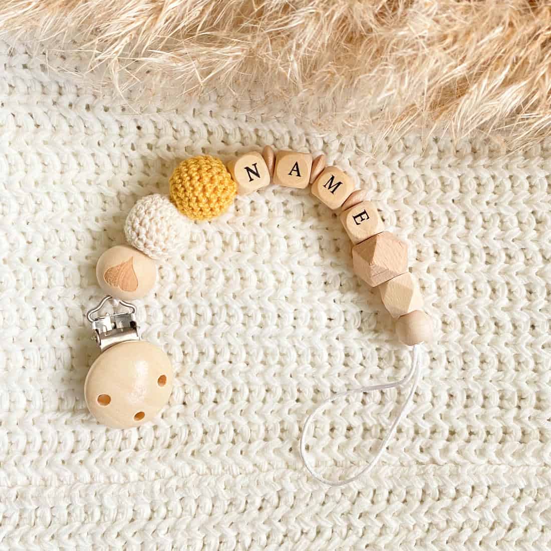 Schnullerkette "Sonnenschein"