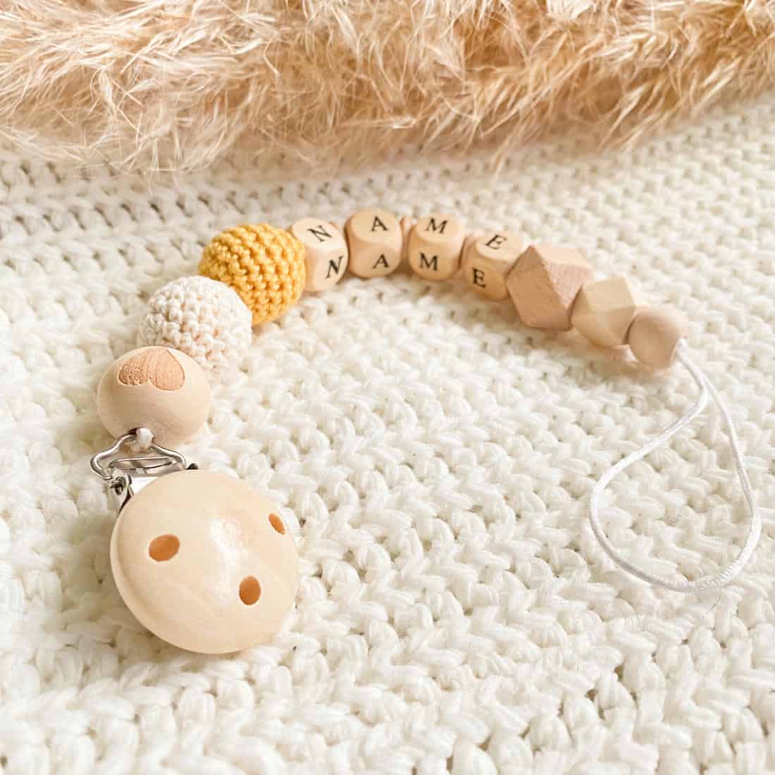 Schnullerkette "Sonnenschein"