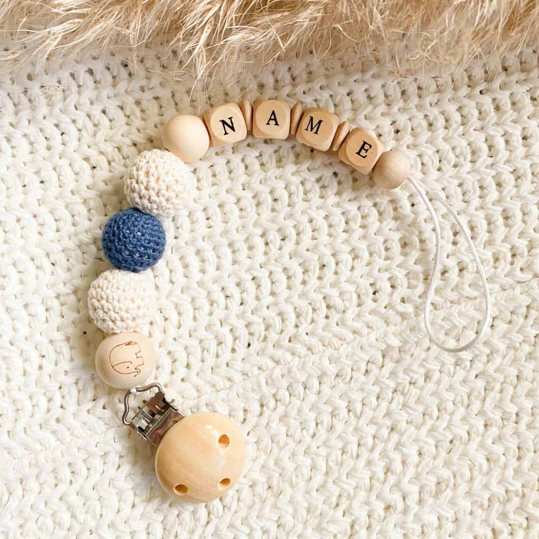 Schnullerkette "Kleiner Seemann"